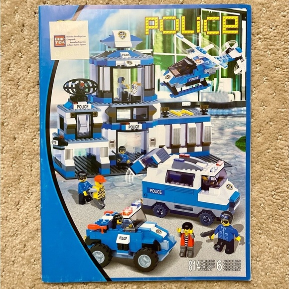BRICTEK Police (NIB) Building Blocks (Compatible w/Other Leading Brands) (11010) - Picture 2 of 7
